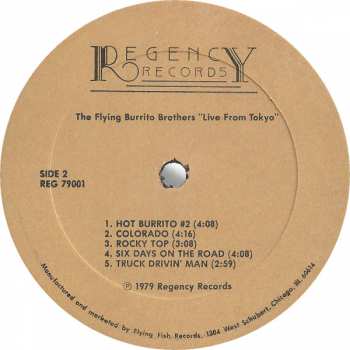 LP The Flying Burrito Bros: Live From Tokyo