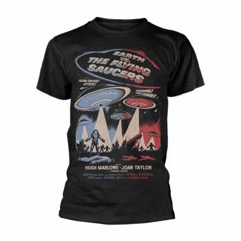 Merch The Flying Saucers Vs The Earth: T-Shirt Earth Vs. The Flying Saucers - Poster (black)