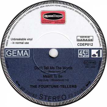 SP The Fourtune-Tellers: Don't Tell Me The Words