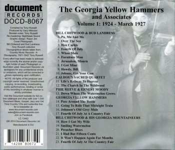 CD Georgia Yellow Hammers: The Georgia Yellow Hammers And Associates. Volume 1, "Fourth Of July At A Country Fair"