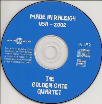 CD The Golden Gate Quartet: Made In Raleigh