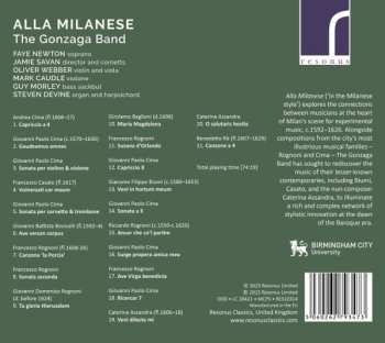 CD The Gonzaga Band: Alla Milanese