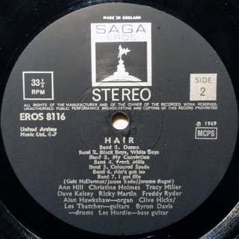 LP The Graham Walker Sound: Hair (The American Tribal Love-Rock Musical)