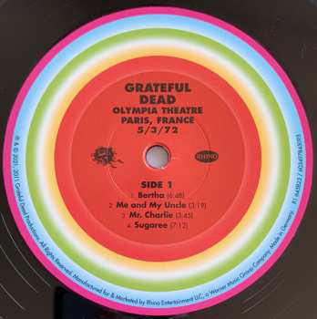 6LP/Box Set The Grateful Dead: Olympia Theatre, Paris, France (5/3/72) LTD