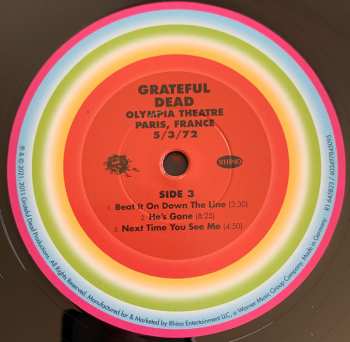 6LP/Box Set The Grateful Dead: Olympia Theatre, Paris, France (5/3/72) LTD