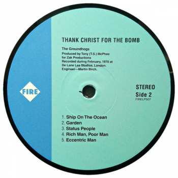 LP The Groundhogs: Thank Christ For The Bomb
