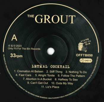 LP/CD The Grout: Lethal Cocktail 