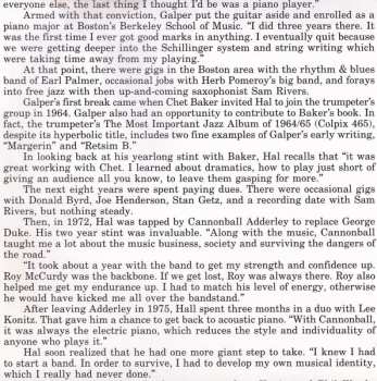 CD Hal Galper Quintet: Children Of The Night