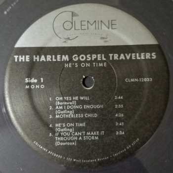 LP The Harlem Gospel Travelers: He's On Time LTD | NUM | CLR