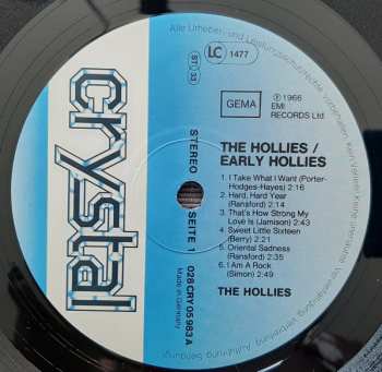 LP The Hollies: Early Hollies