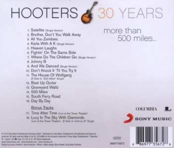 CD The Hooters: 30 Years: More Than 500 Miles... DLX