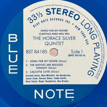 LP The Horace Silver Quintet: Song For My Father (Cantiga Para Meu Pai) CLR | LTD