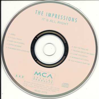 CD The Impressions: It's All Right