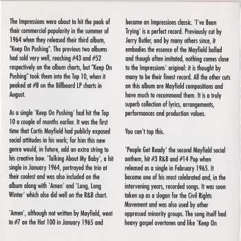 CD The Impressions: Keep On Pushing / People Get Ready