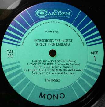 CD The In-Sect: Introducing The In-Sect Direct From England