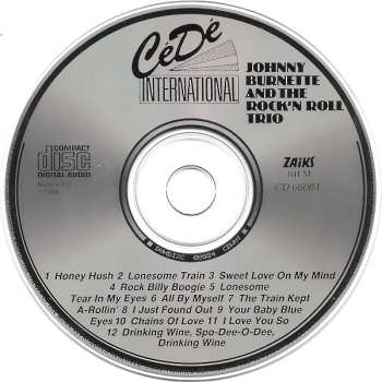 CD The Johnny Burnette Trio: Johnny Burnette And The Rock'n Roll Trio