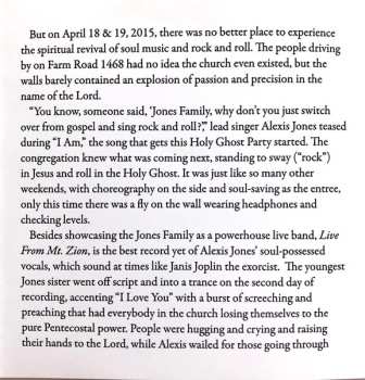 CD The Jones Family Singers: Live From Mt. Zion