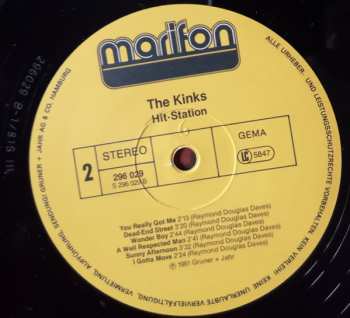 LP The Kinks: Hit Station