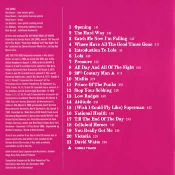 CD The Kinks: One For The Road