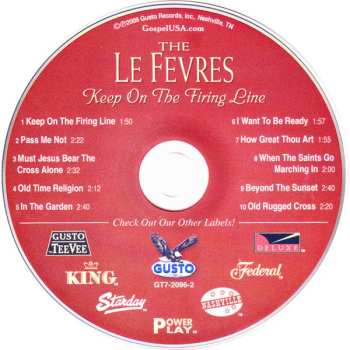CD The LeFevres: Keep On The Firing Line