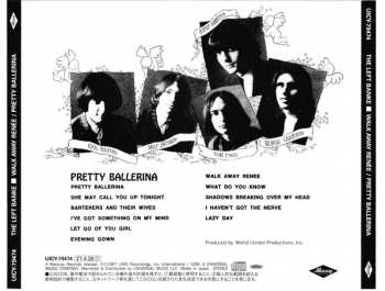 CD The Left Banke: Walk Away Renée / Pretty Ballerina LTD