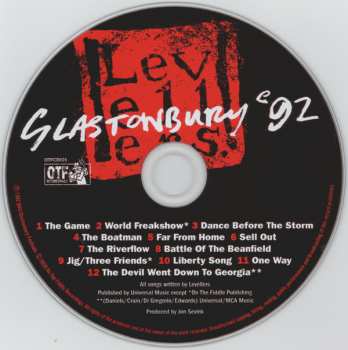 CD The Levellers: Glastonbury '92 LTD