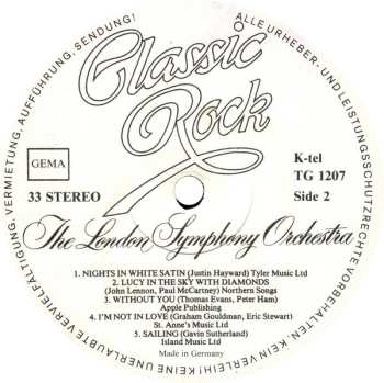 LP The London Symphony Orchestra: Classic Rock