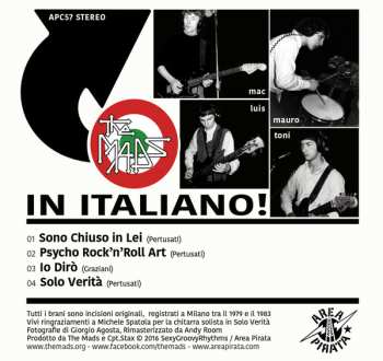 CD The Mads: The Mads In Italiano