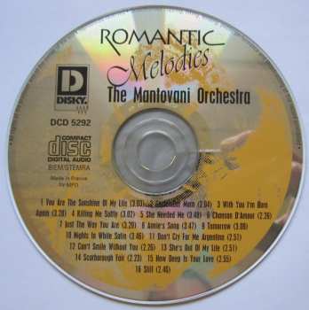 CD The Mantovani Orchestra: Romantic Melodies