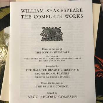 4LP/Box Set The Marlowe Dramatic Society And Professional Players: Henry VIII