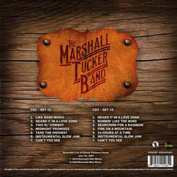 2CD The Marshall Tucker Band: Live At Pleasure Island '97 LTD
