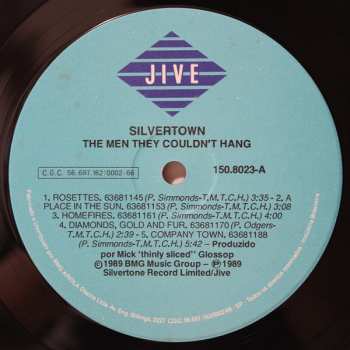 LP The Men They Couldn't Hang: Silver Town