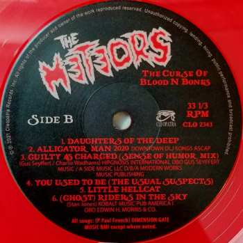 LP The Meteors: The Curse Of Blood N Bones CLR | LTD