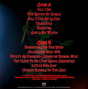 LP The Meteors: The Curse Of Blood N Bones CLR | LTD