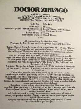 LP The Metropolitan POPS Orchestra: Doctor Zhivago