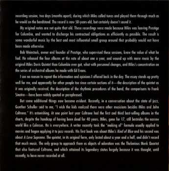 CD The Miles Davis Quintet: Steamin' With The Miles Davis Quintet