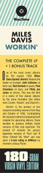 LP The Miles Davis Quintet: Workin’ With The Miles Davis Quintet LTD
