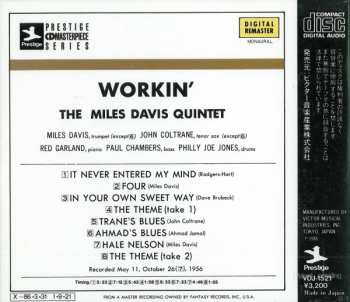 CD The Miles Davis Quintet: Workin' With The Miles Davis Quintet