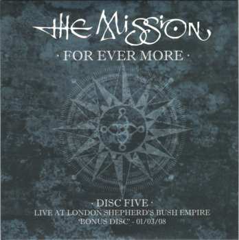 5CD/Box Set The Mission: For Ever More - Live at London Shepherd's Bush Empire 27/02/08-01/03/08
