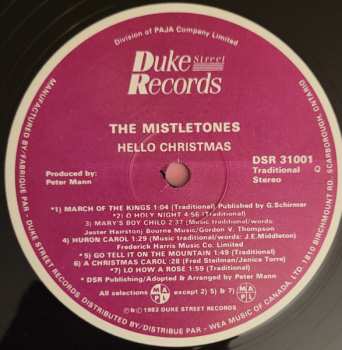 LP The Mistletones: Hello Christmas