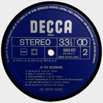 LP The Moody Blues: The Beginning
