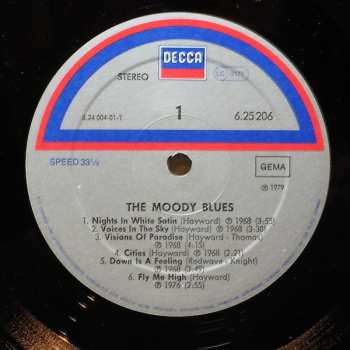 LP The Moody Blues: Die Weisse Serie