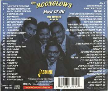 2CD The Moonglows: Most Of All (The Singles A's & B's)