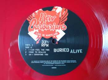 3LP The New Barbarians: Live In Maryland - Buried Alive CLR