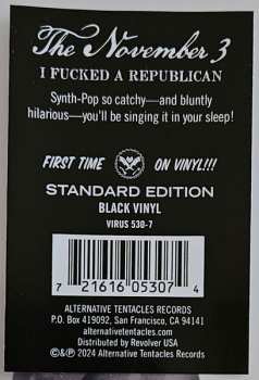 SP Jello Biafra And The Guantanamo School Of Medicine: I Fucked A Republican / Blunder Blubber