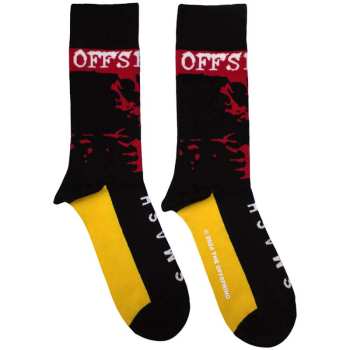 Merch The Offspring: The Offspring Unisex Ankle Socks: Smash (black) (uk Size 4 - 7) 36 - 42