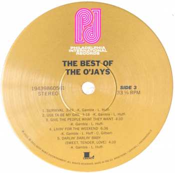 2LP The O'Jays: The Best Of The O'Jays
