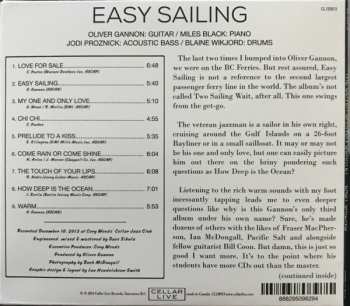 CD The Oliver Gannon Quartet: Easy Sailing