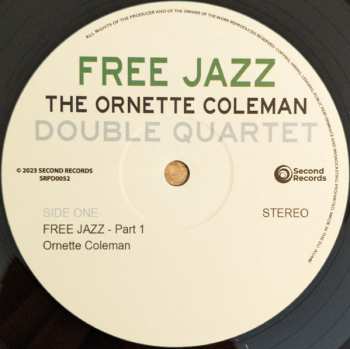LP The Ornette Coleman Double Quartet: Free Jazz