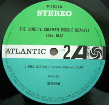LP The Ornette Coleman Double Quartet: Free Jazz